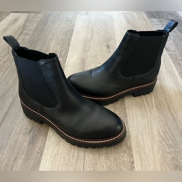 Caslon Miller Chelsea Boots Black Pull On Size 6.5 - Picture 2 of 11
